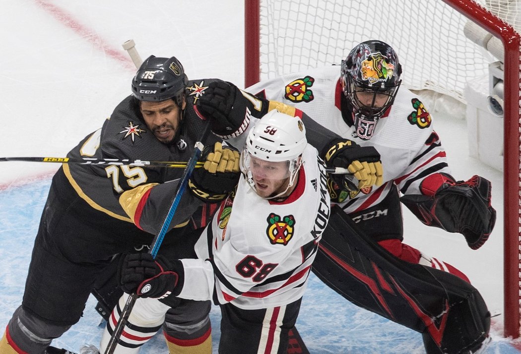 První zápas série Chicago - Las Vegas dopadl lépe pro Golden Knights, uspějí ve druhém Blackhawks?