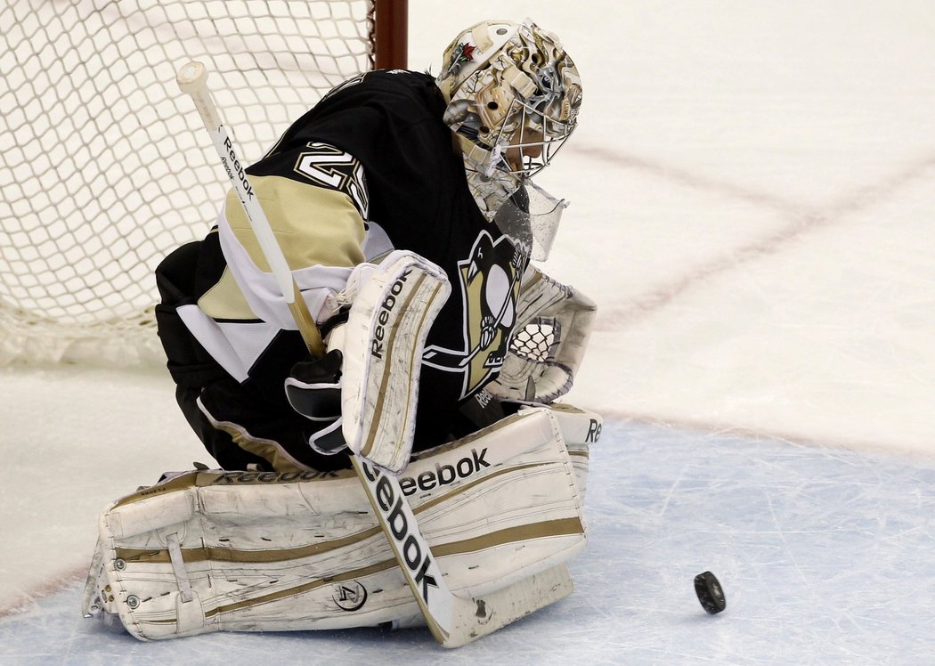 Marc-Andre Fleury drží naděje Pittsburghu na postup do čtvrtfinále