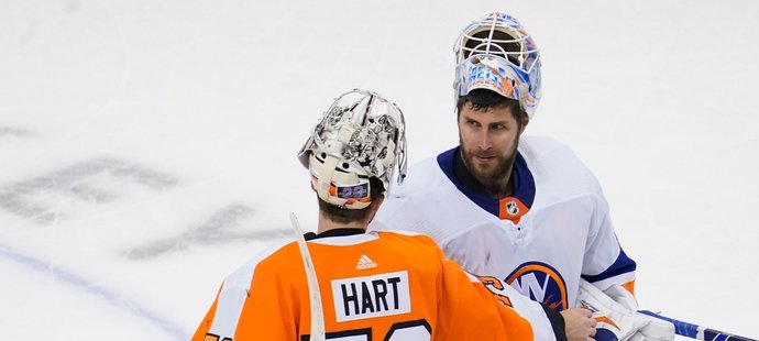 Tým z New Yorku v utkání výborně bránil, Thomas Greiss potřeboval ke svému prvnímu čistému kontu v play off NHL pouhých šestnáct zásahů.