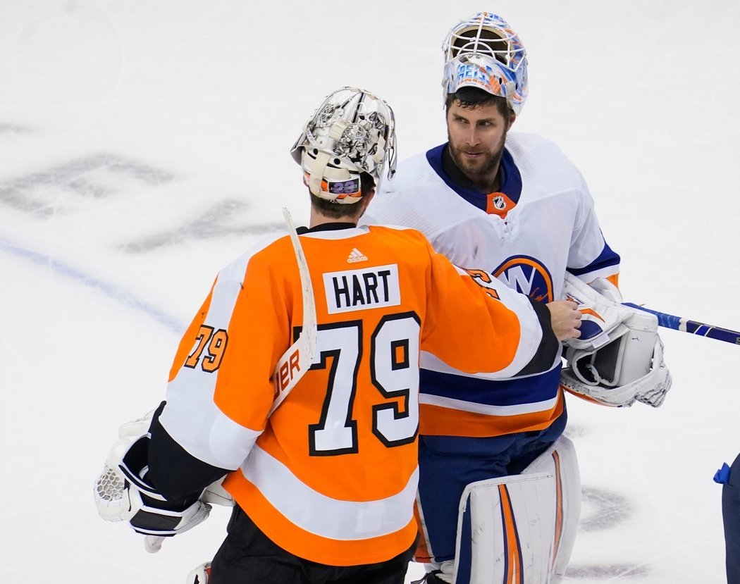 Tým z New Yorku v utkání výborně bránil, Thomas Greiss potřeboval ke svému prvnímu čistému kontu v play off NHL pouhých šestnáct zásahů.