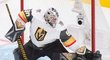 Švédský gólman Robin Lehner podržel Vegas ve čtvrtém semifinálovém zápase play off NHL