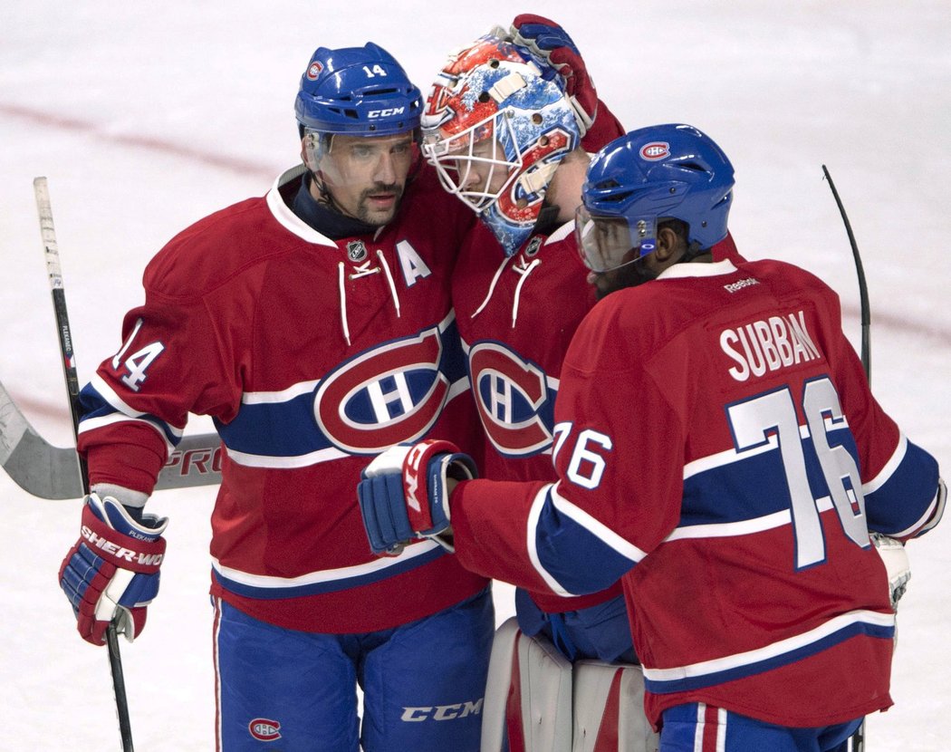 Tomáš Plekanec pomohl ve středečním utkání NHL jednou gólovou přihrávkou k výhře Montrealu nad New Jersey 2:1