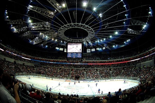 O2 Aréna při zápase New York Rangers - Tampa Bay Lightning 5.10.2008 O2 Aréna při zápase New York Rangers - Tampa Bay Lightning 5.10.2008