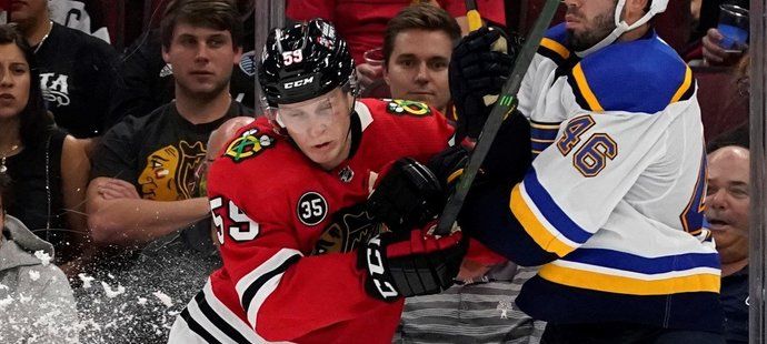 Jakub Pour v přípravě proti St. Louis debutoval za Chicago