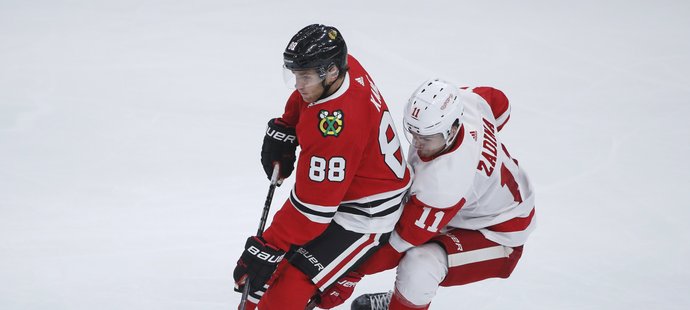 Filip Zadina zapsal proti Chicagu pouze jeden záporný bod