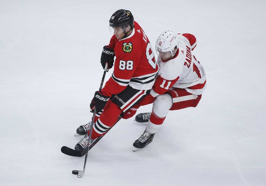 Filip Zadina zapsal proti Chicagu pouze jeden záporný bod