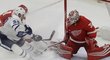 Brankář Jimmy Howard zastavil pokus Austona Matthewse