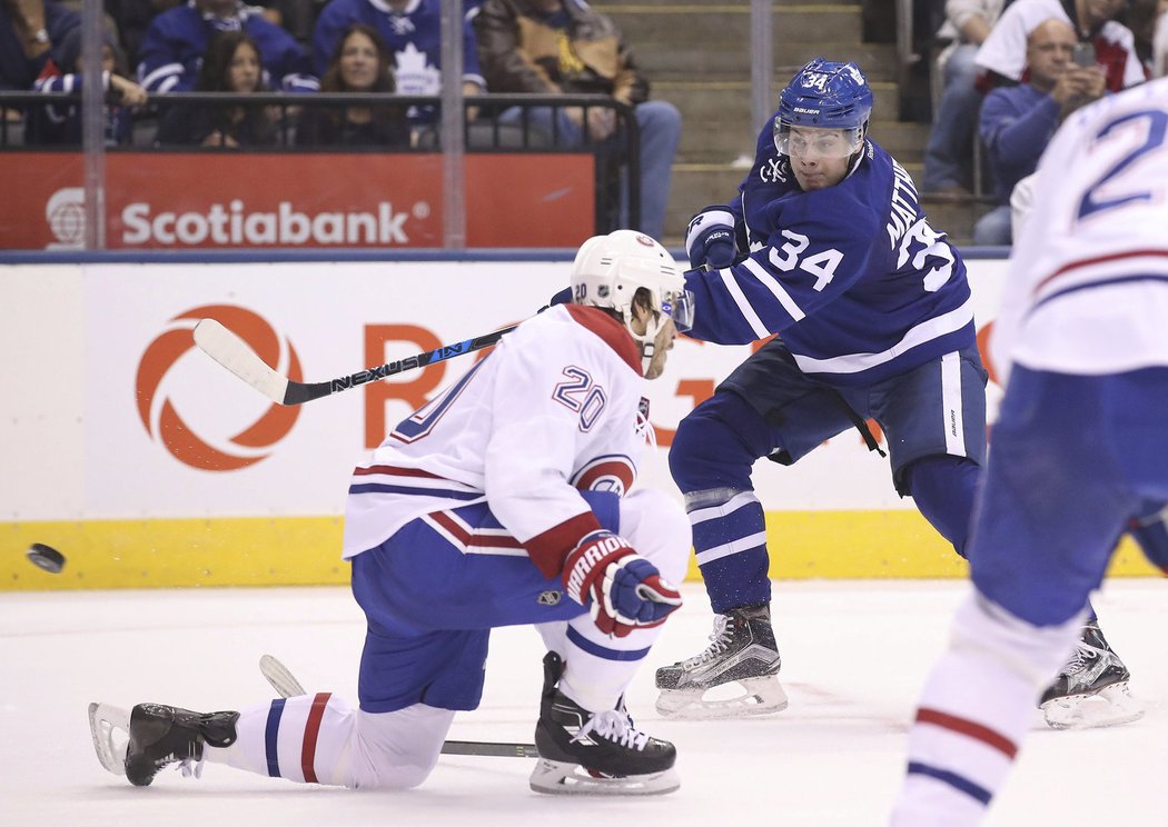 Auston Matthews si odbyl premiéru v barvách Toronta