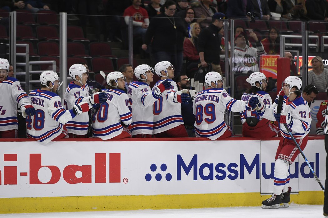 Filip Chytil otevřel skóre proti Chicagu