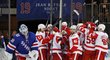 Detroit ovládl duel tradičních týmů, když zvítězil na ledě Rangers