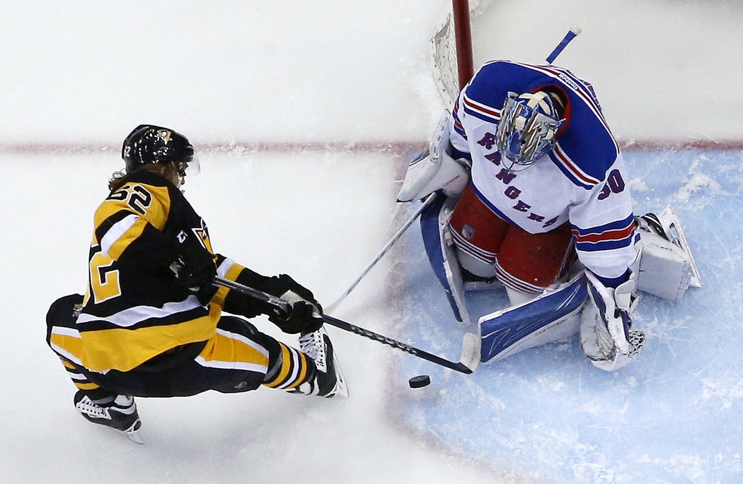 Henrik Lundqvist proti Pittsburghu udržel třetí nulu sezony