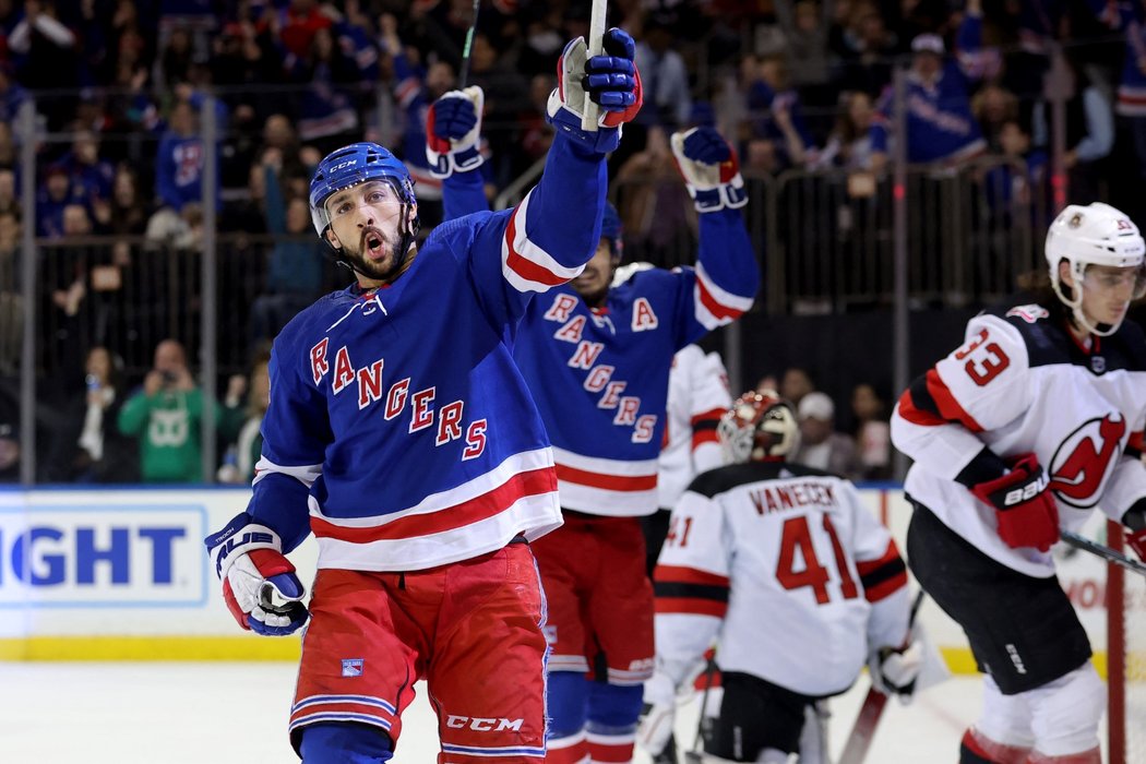 Rangers čtyřikrát překonali Vítka Vaněčka v brance Devils