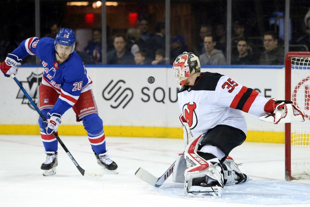 Hokejisté New Yorku Rangers porazili New Jersey 5:2