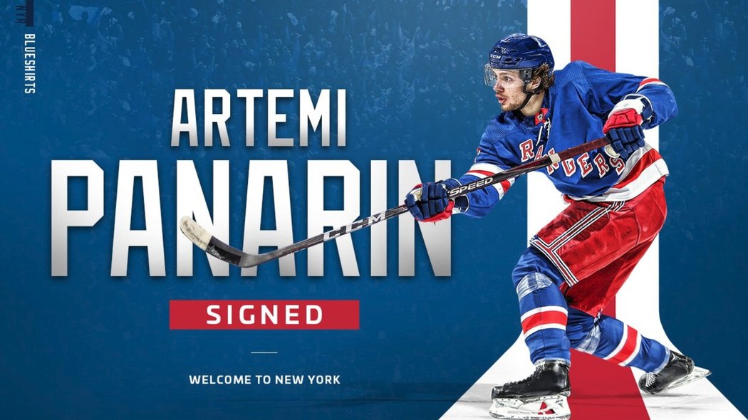 Artěmij Panarin v létě přestoupil do New Yorku Rangers. A novému klubu se vyplatil