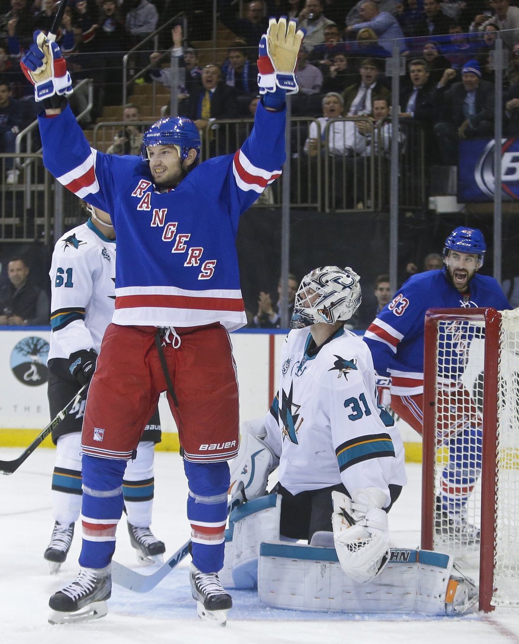 1. New York Rangers aktuální hodnota: 1,2 miliardy dolarů