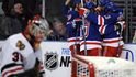 New York Rangers právě vstřelili branku