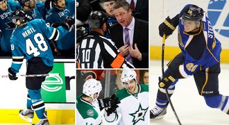 Roy, Steen, Hertl. Kdo zaujal v první čtvrtině sezony NHL?
