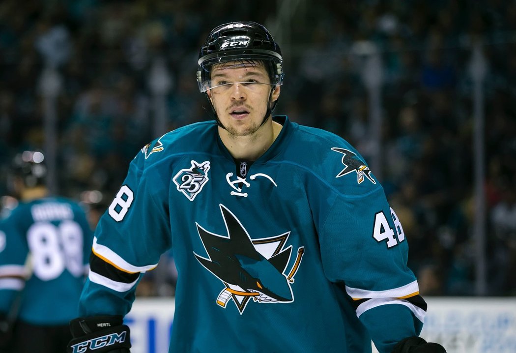 Tomáš Hertl v dresu San Jose