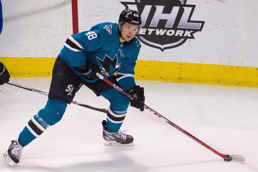 Nejlépe placení Češi: 5. Tomáš Hertl (San Jose Sharks) - 6 milionů dolarů