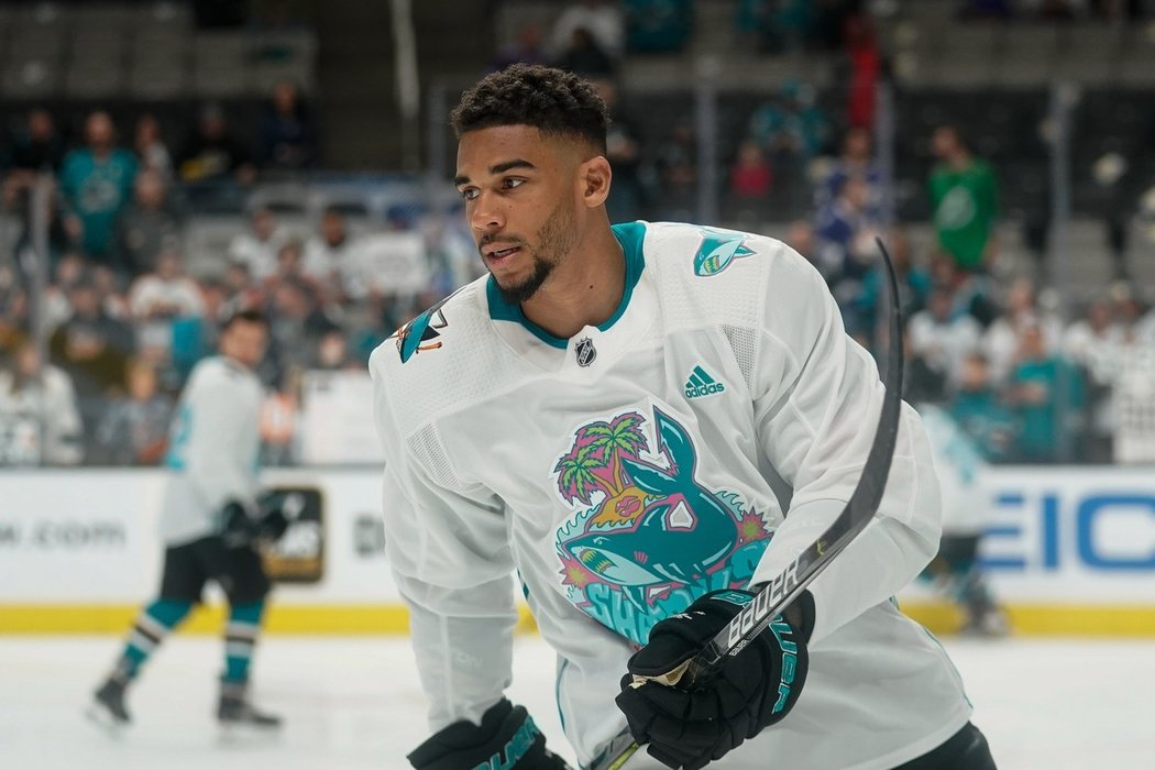 Útočník San Jose Sharks Evander Kane