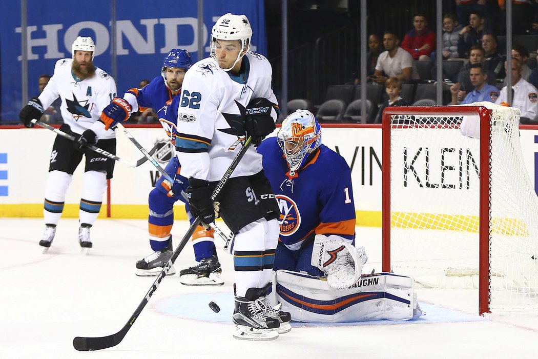 V sobotu si Labanc zahrál na ledě New York Islanders