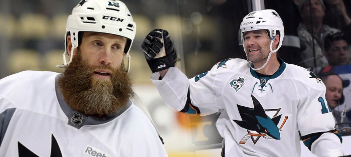 Joe Thornton a Patrick Marleau roky hájí barvy Sharks. Budou i nadále?