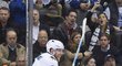 Joe Pavelski a jeho gólová radost na ledě Toronta