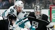 Tomáš Hertl se gólově prosadil v zápase proti Los Angeles Kings