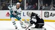 Tomáš Hertl se gólově prosadil v zápase proti Los Angeles Kings