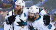 Joe Thornton a Brent Burns mají výstavní vousy