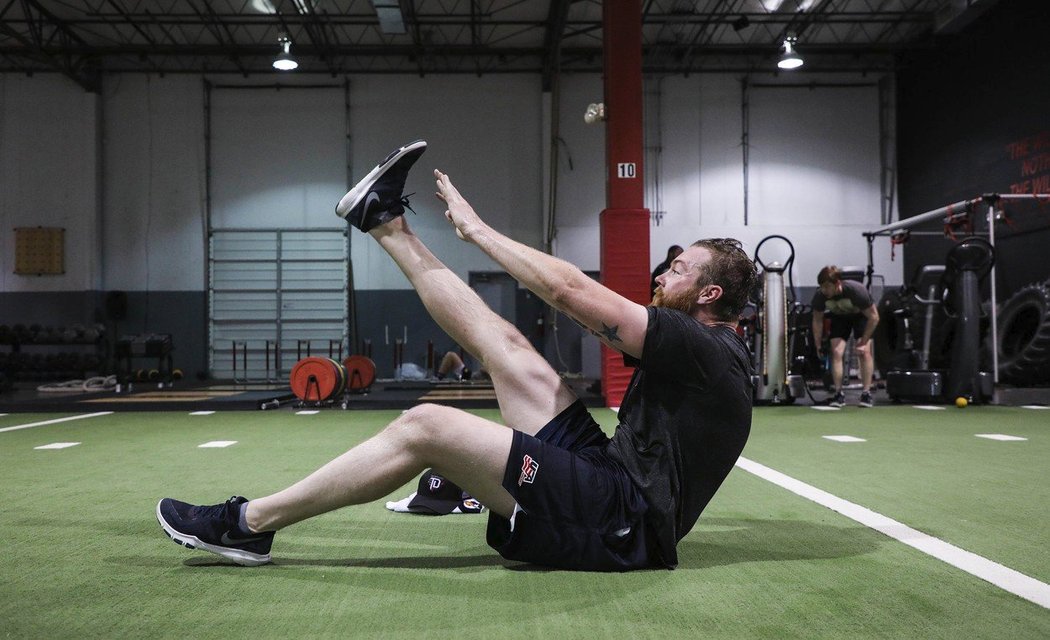 Scott Darling přes léto tvrdě makal v posilovně.