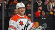 Erik Lindros během zápasu veteránů