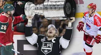 Kdo je v NHL na vyhazov? Hertlův kat, bývalý bek Budějovic i Jágrův parťák