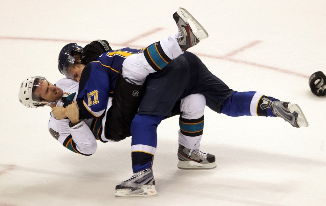 Vladimír Sobotka v barvách St.Louis Blues