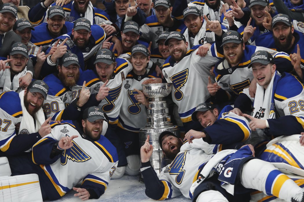 Hokejisté St. Louis Blues jsou vítězi Stanley Cupu