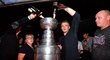 Do Stanley Cupu se na Vránově párty nalilo nepočítaně lahví šampaňského