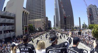 S hokejisty Los Angeles přišlo oslavit Stanley Cup 300 tisíc lidí