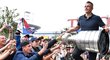 Jakub Vrána předvedl Stanley Cup fanouškům v Letňanech