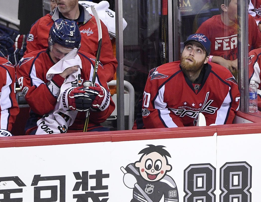 Braden Holtby druhé utkání s Pittsburghem nedochytal