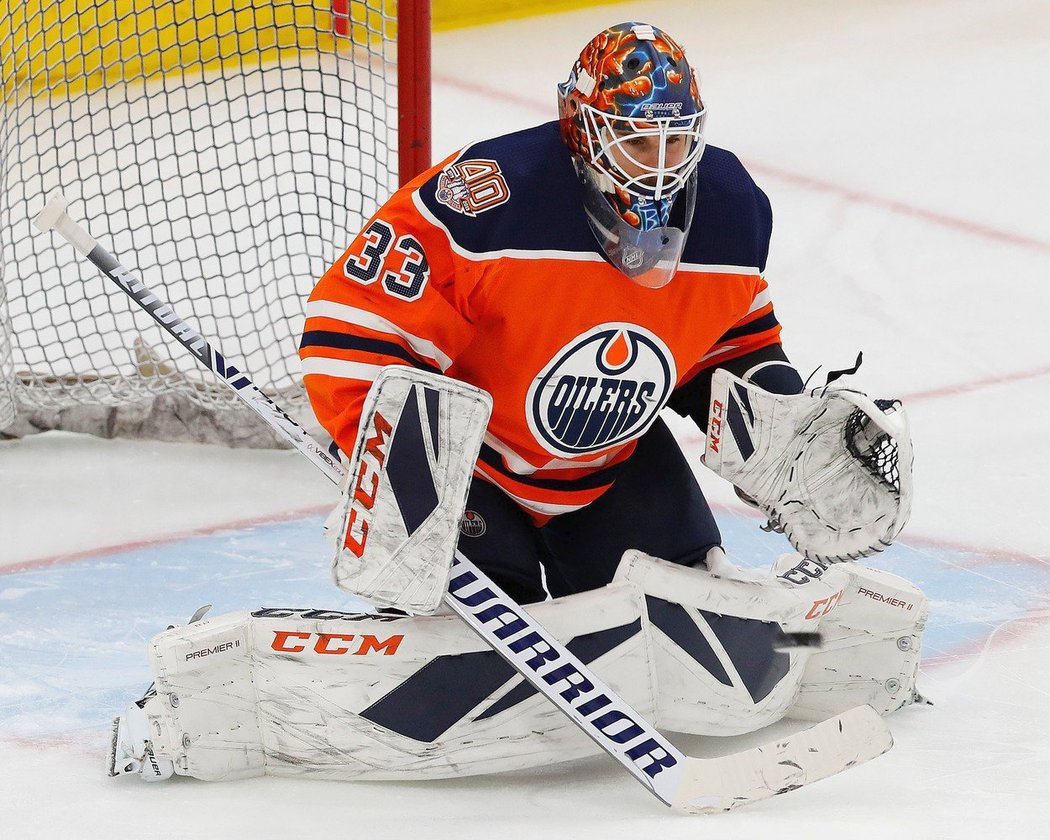 Cam Talbot ještě během svého působení v Edmontonu