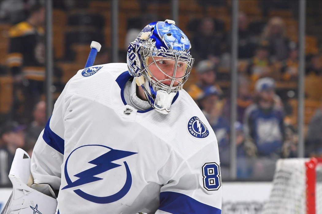 Ruský gólman Andrej Vasilevskij prodloužil v Tampa Bay o osm let a ročně si přijde na 9,5 mil. dolarů