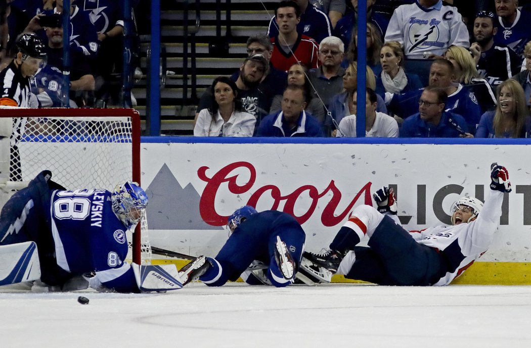 Andre Burakovsky byl jedním z hrdinů utkání