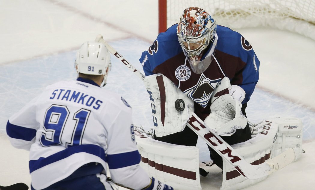 Steven Stamkos vstřelil Coloradu dva góly, v této šanci ale neuspěl