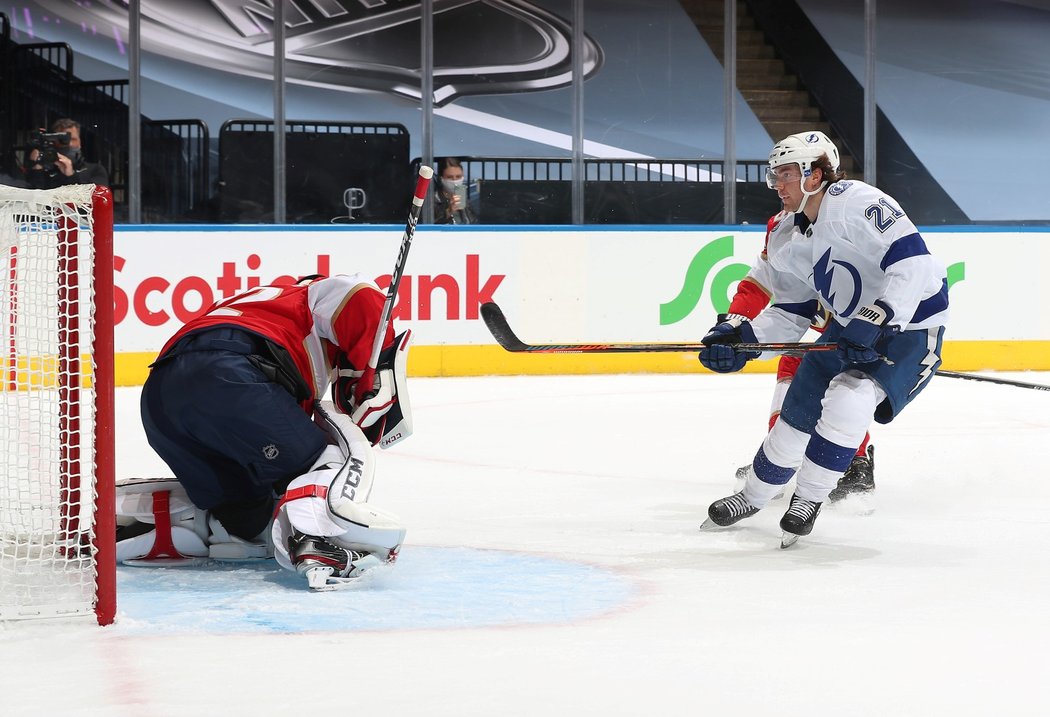 Přípravné utkání před obnovením sezony hokejové NHL mezi Tampou Bay a Floridou