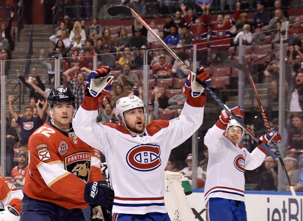 Montreal si poradil s Floridou na jejím ledě 5:3. V dresu vítězných Canadiens dvakrát skóroval slovenský útočník Tomáš Tatar.