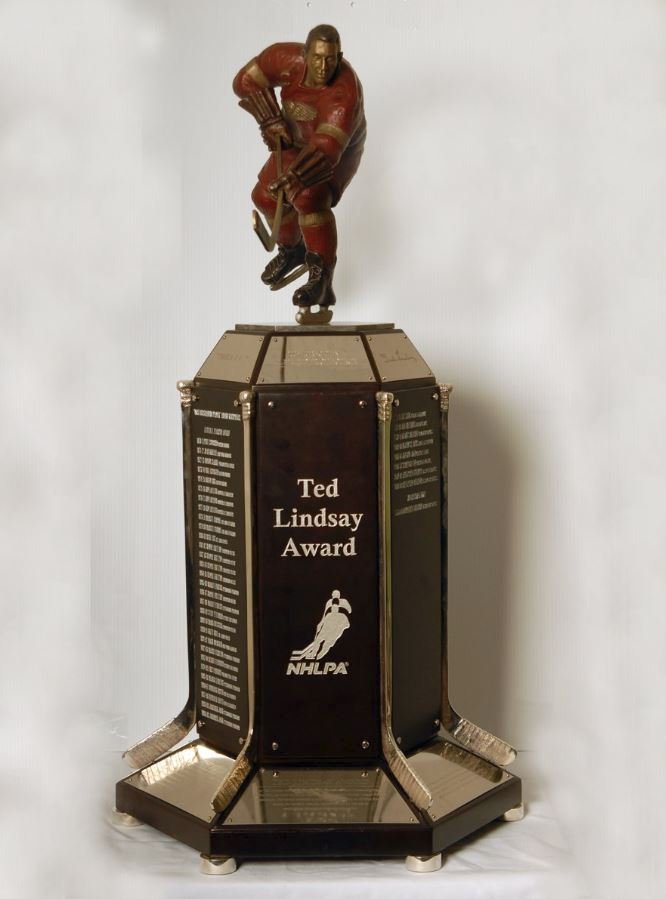 Trofej pro nejlepšího hokejistu NHL podle hlasování samotných hráčů nese jméno Teda Lindsayho, který zemřel ve věku 93 let
