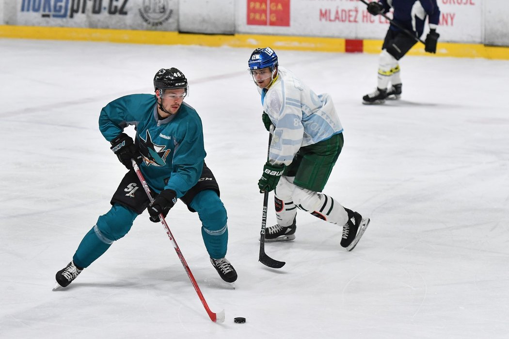 Útočník San Jose Sharks Tomáš Hertl