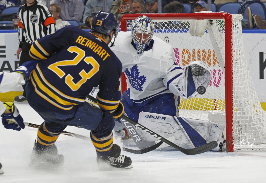 Frederik Andersen si připsal celkem 19 zákroků