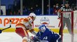 David Rittich při své premiéře za Toronto prohrál s Calgary