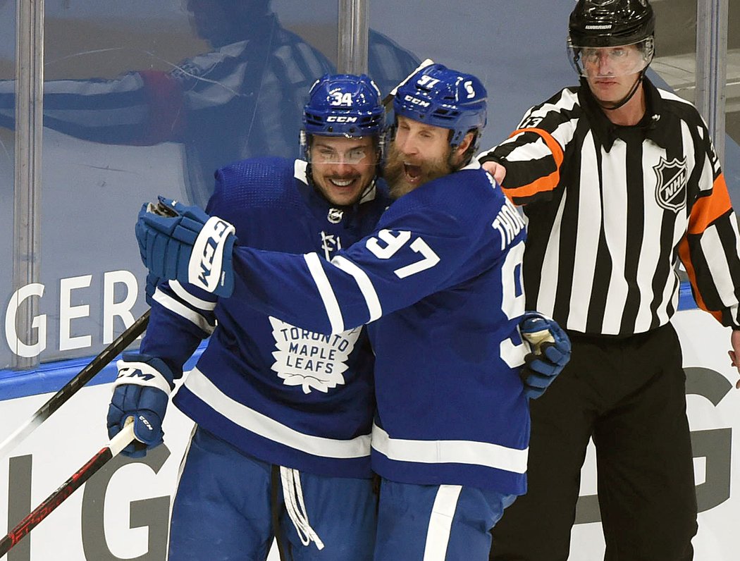 Spolupráce Austona Matthewse a Joea Thorntona může pomoci Torontu ke Stanley Cupu